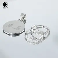 925银莫桑石银制品 TH0927-9819-026莫桑钻戒指（自选/一件）H