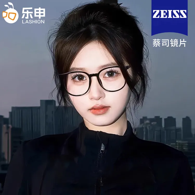 冰美式近视眼镜女可配度数大框方圆脸专业素颜眼睛框M3028