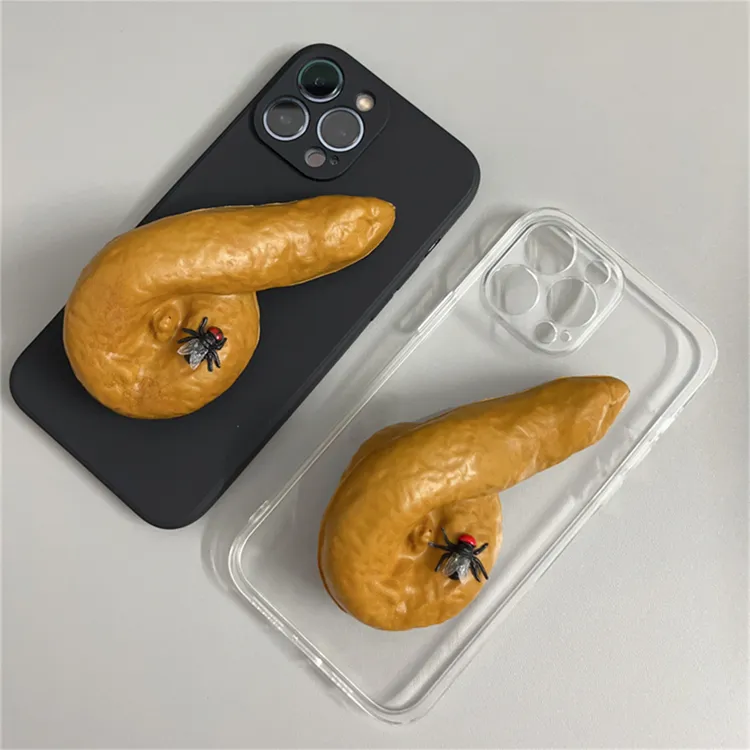 搞怪适用任意型号苹果华为oppo小米手机壳巨大立体屎粑粑整蛊恶心