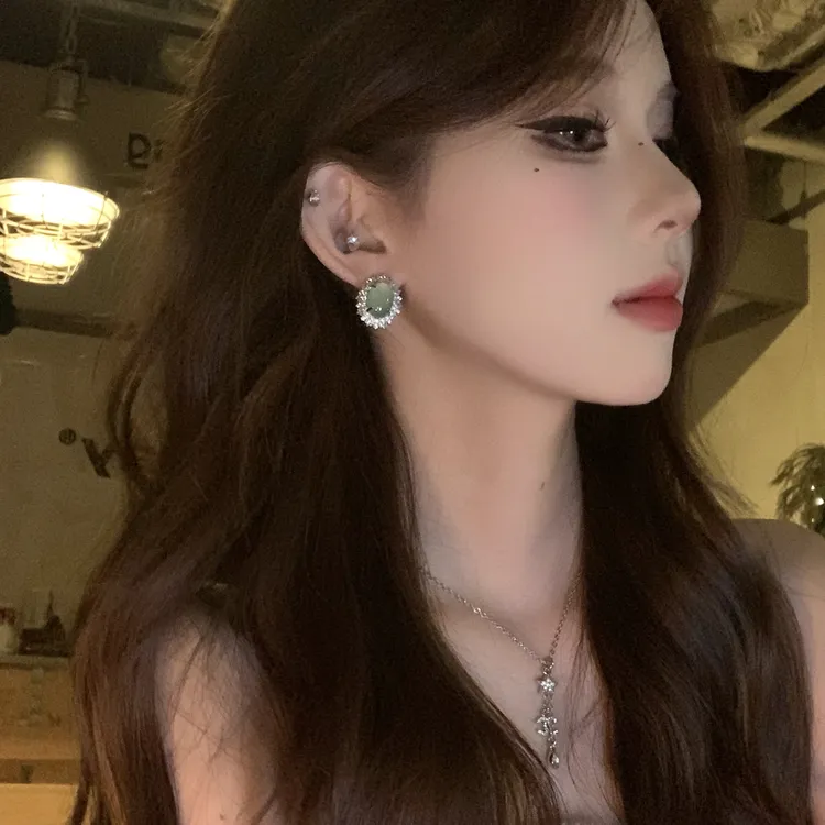 铜合金耳饰 轻奢精致新中式高级耳环温柔气质百搭爆款耳钉