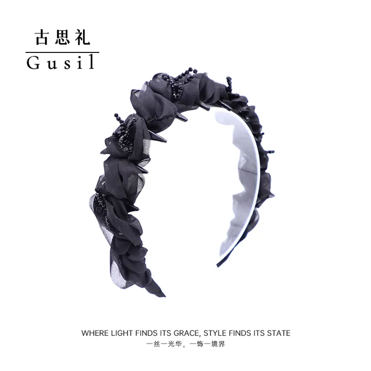 现货专区【如烟】发箍女2025新款高颅顶高级感洋气时尚轻奢头饰