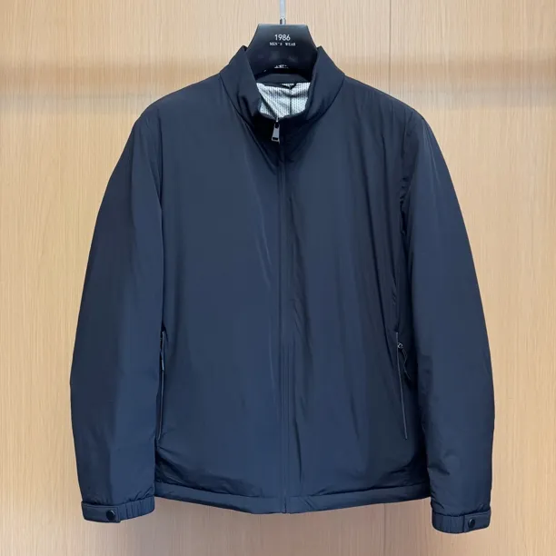 【1986-鹅绒服】冬季男士通勤立领行政羽绒服70991