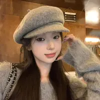小橙子  贝雷帽 