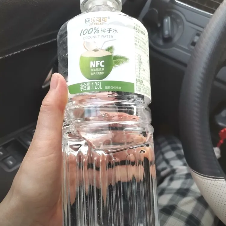 巨乐可可100%椰子水1.25L*2清爽饮料nfc果汁瓶装好喝0添加囤货