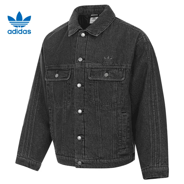 【商城】流光风Adidas阿迪达斯三叶草男子运动休闲棉服外套JY0201