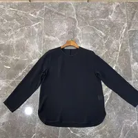 【花滿林】圆领明线车边T恤5531