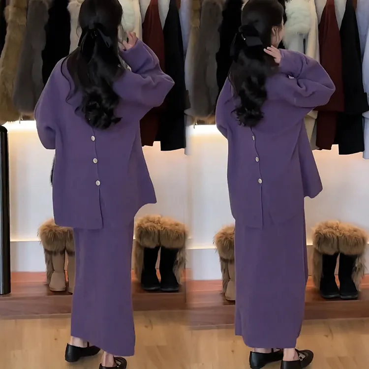 2025秋季新款时尚显瘦气质网红高档套装女高级百搭宽松大码两件套