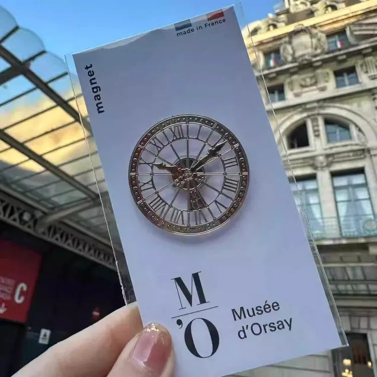 法国巴黎文创奥赛大钟表冰箱贴旅游收藏纪念装饰品伴手礼物送朋友