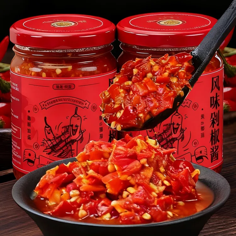 正宗农家贵州风味剁辣椒酱调味下饭辣椒酱炒菜