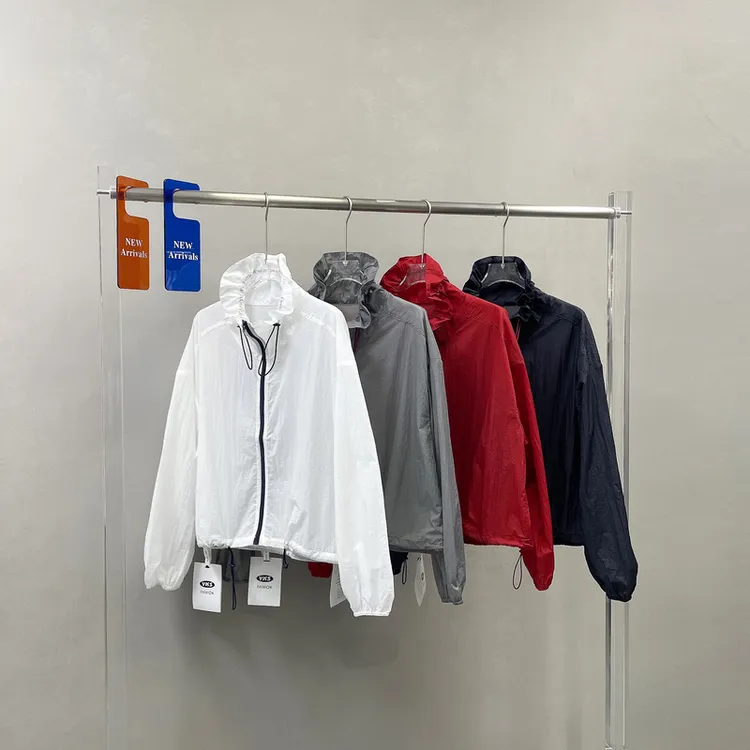 yks欧货薄款连帽透气防晒衣女25夏季新款宽松休闲外套上衣250851