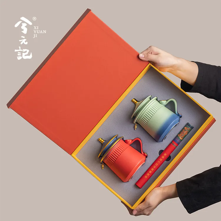 故宫文创陶瓷茶杯茶水分离杯情侣对杯送长辈朋友新婚礼品生日礼物