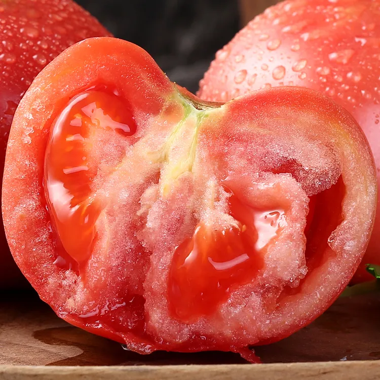 山东沙瓤西红柿新鲜现摘自然熟产地直发保价皮薄富含VC水果番茄