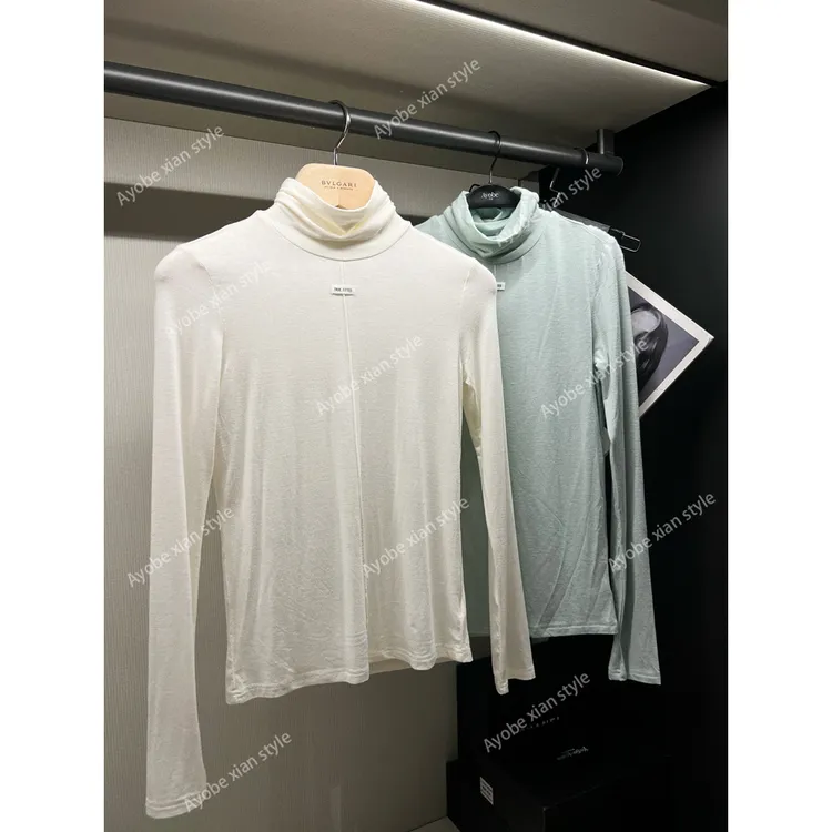 【AYOBE】小贤  羊毛天丝气质基础秋冬高领打底衫休闲堆积高领