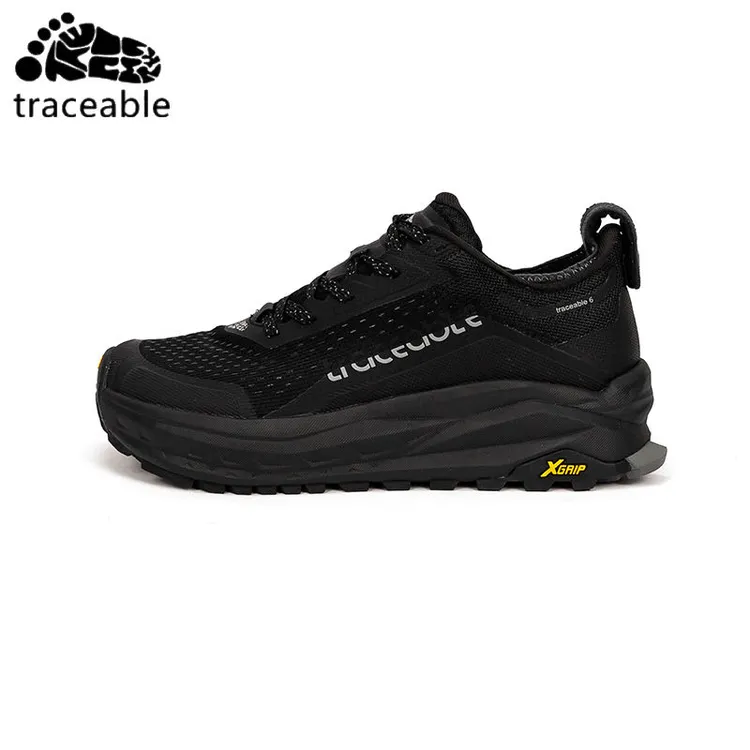 traceable全地形户外防滑宽楦越野跑鞋男女通徒步登山运动鞋6661