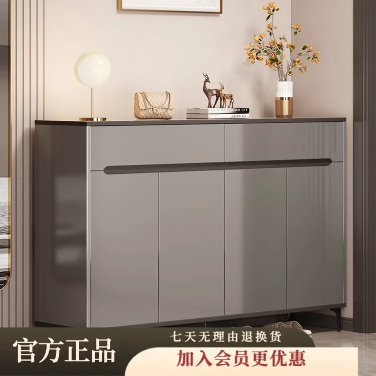 鞋柜门口进门靠墙大容量超大家用客厅玄关柜收纳柜防尘多层鞋架子