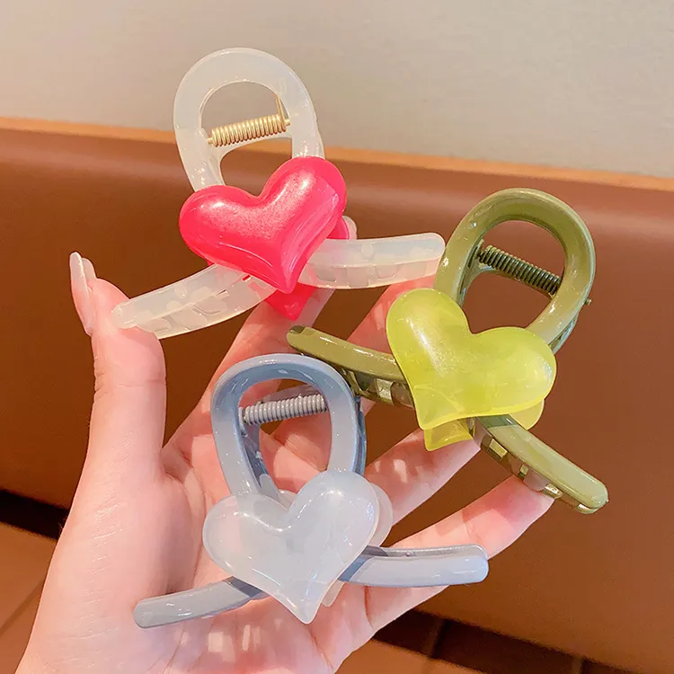 可爱小号鲨鱼夹盘发发卡女童头饰后脑勺夹子女孩抓夹宝宝发抓