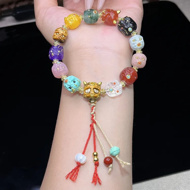 新款呆呆手串 尺寸11-13mm 时尚百搭轻奢小众阿呆手串 