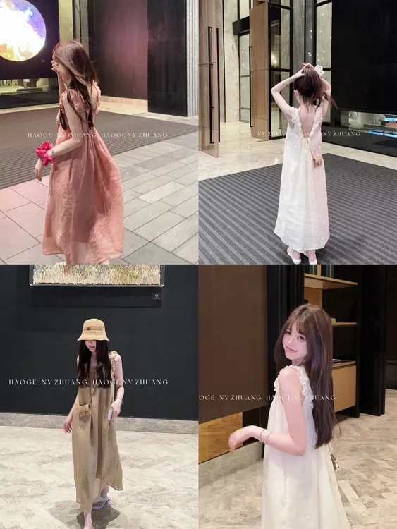 浩哥严选●黛色未央HGX5LYQ2336A连衣裙预时尚甜美薄款宽松夏季版