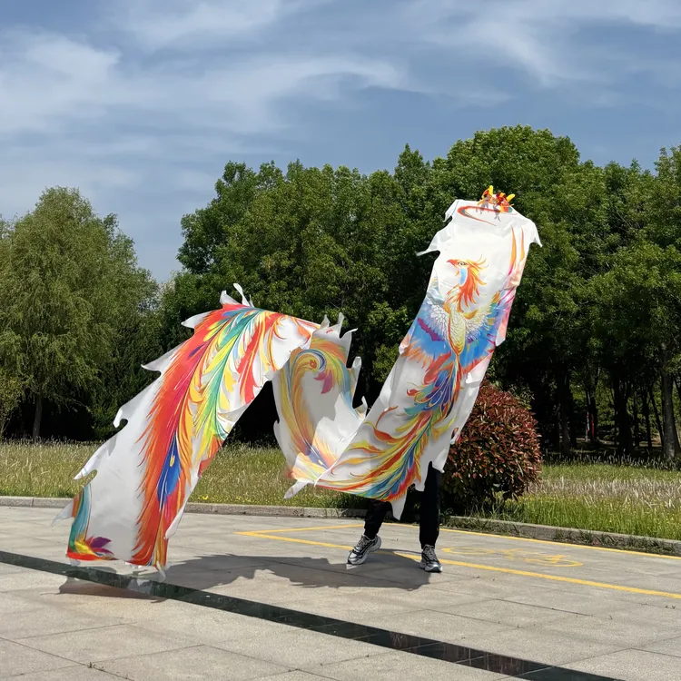 国腾新款大展宏图凤凰舞龙霸天龙不锈钢钢架镂空龙头可水洗套装