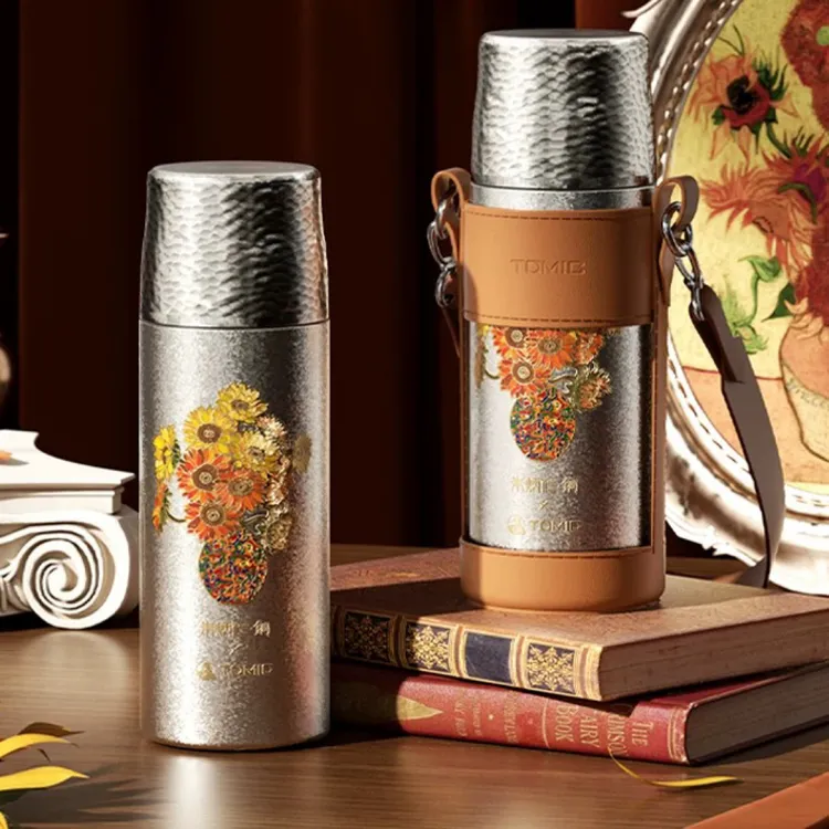 tomic特美刻梵高纯钛保温杯2025年新款钛杯闺蜜生日礼物送女友