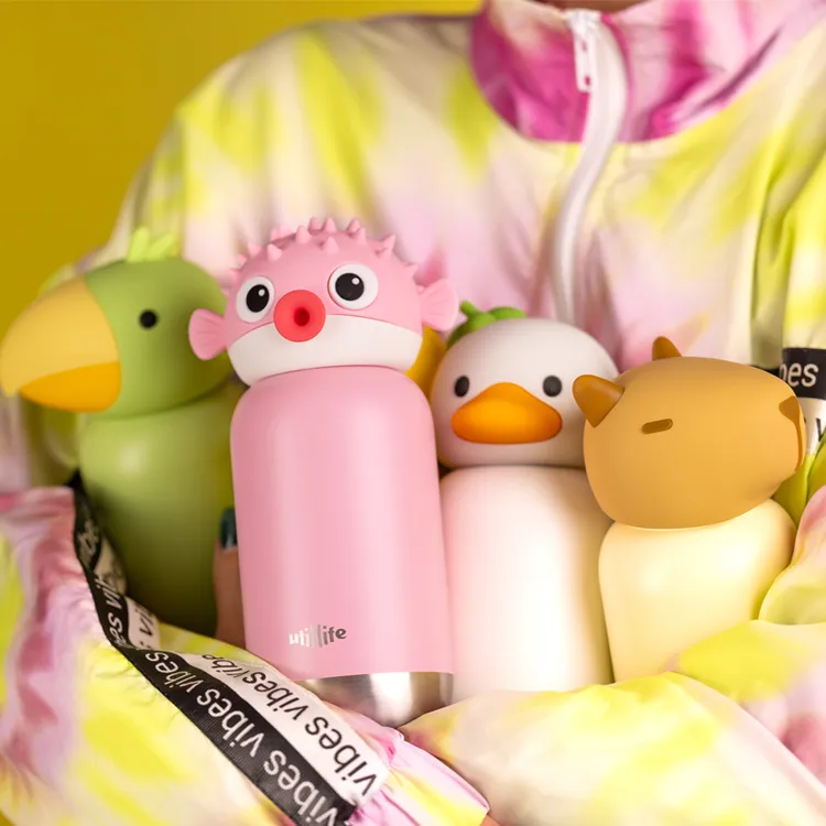 Utillife兽乐派高端卡通不锈钢保温杯保温壶