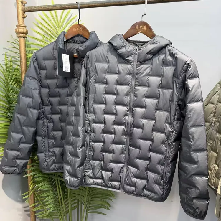 轻薄款保暖立领羽绒服秋冬季90绒通勤鸭绒服男 Y5T2135-36