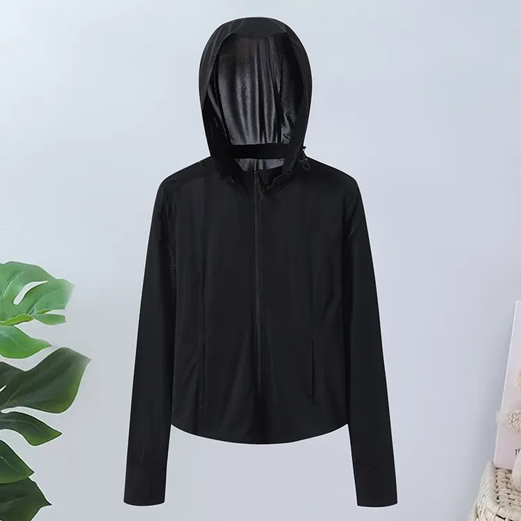 脱卸帽冰丝防晒衣女长袖防紫外线透气2025夏新款户外骑车防晒服