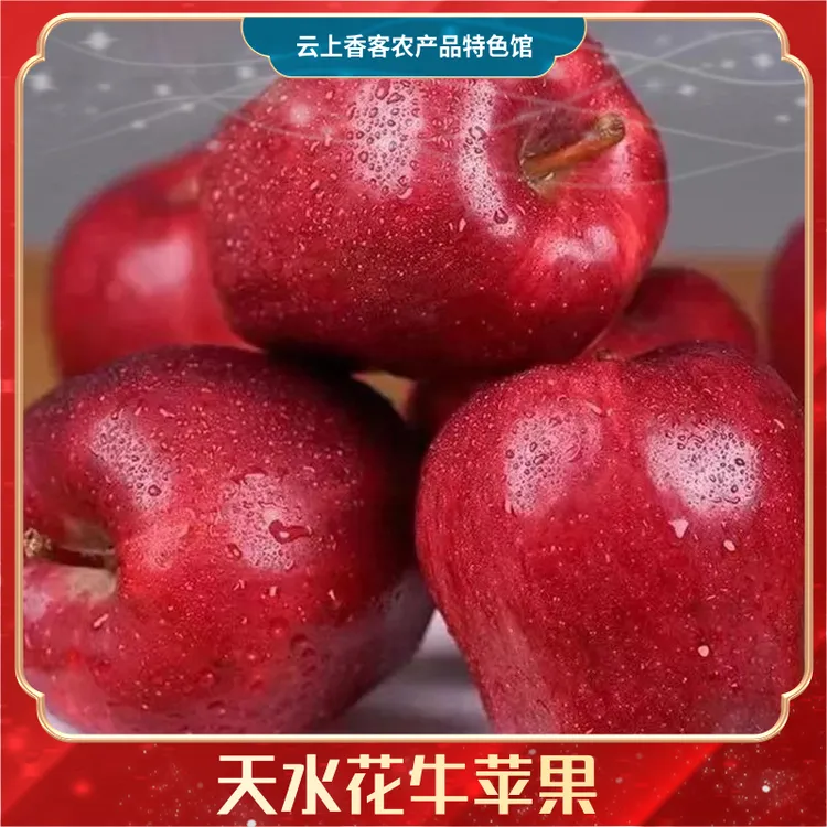 甘肃正宗天水花牛苹果老人宝宝辅食脆粉两吃