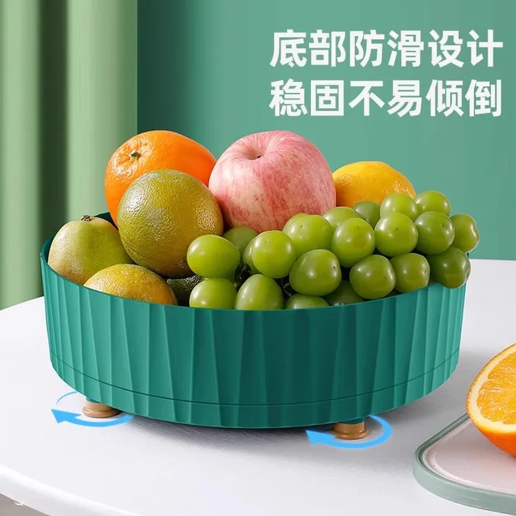 【360双向旋转】大容量收纳神器厨房可旋转调料置物架多功能360度