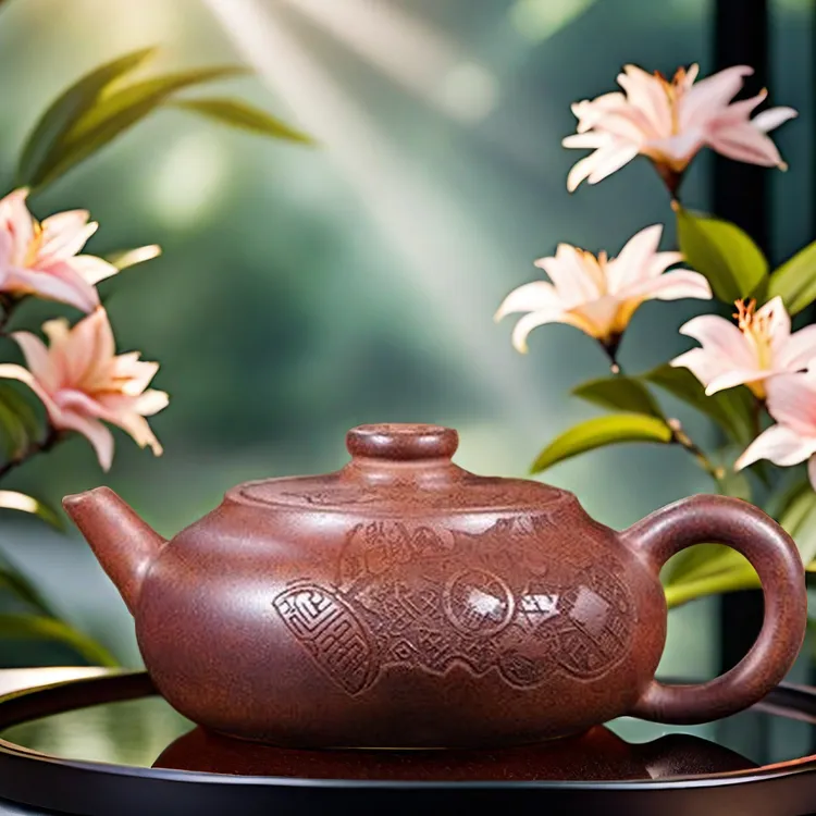 宜兴原矿紫砂泡茶壶全手工工夫顾建华天星泥柴烧财缘扁韵1800cc