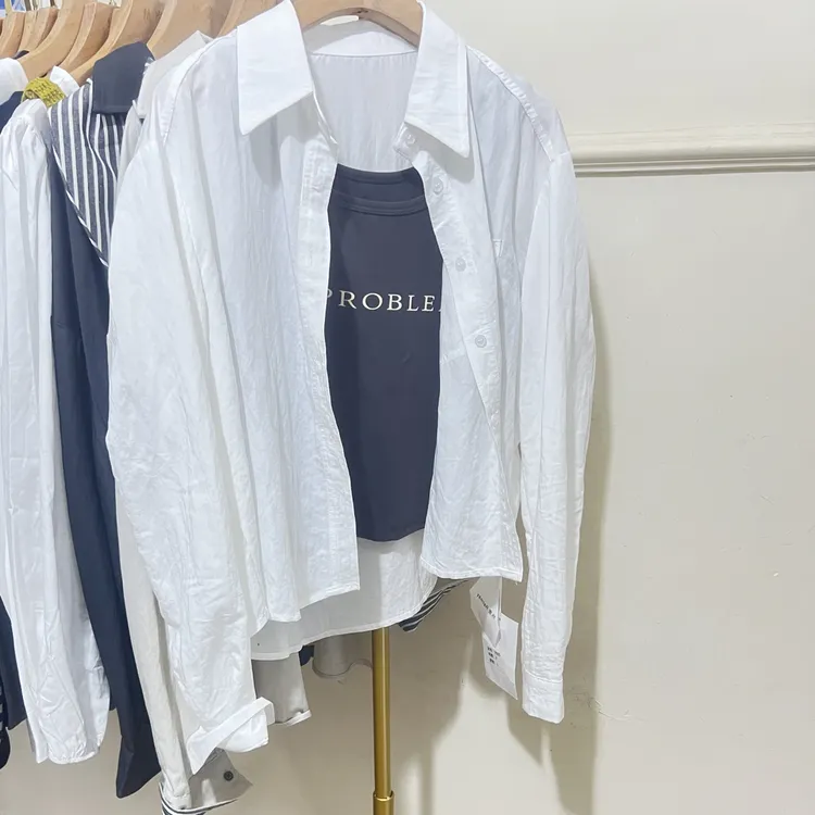 小个子女性夏季新款韩版宽松长袖百搭透气衬衫