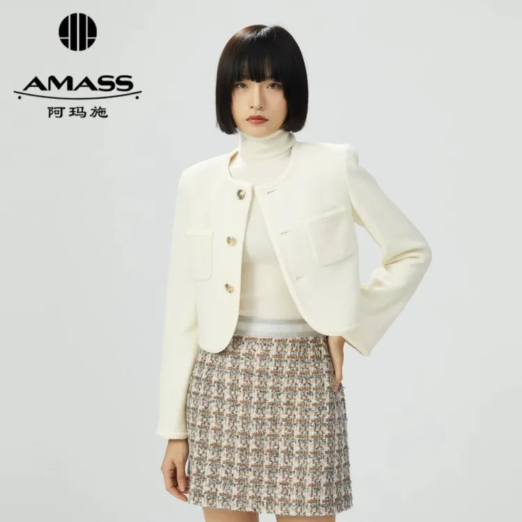 AMASS/阿玛施小香风短款外套财阀千金千金小香风女士5400627外套