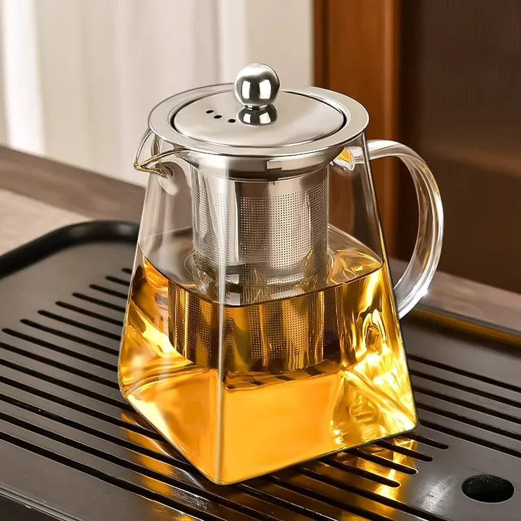 公道杯耐热高温功夫茶具玻璃带茶漏过滤泡茶分茶器加厚玻璃公杯