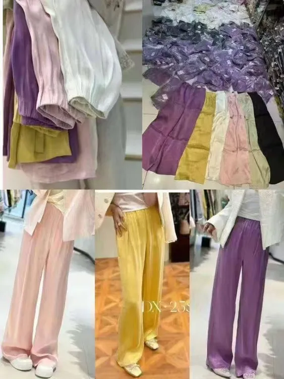 欧货时尚百搭款直筒裤