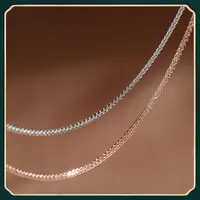 链子925银 【刘晓庆专属】XQ89633-链子925银 扣头肖邦链-S925银