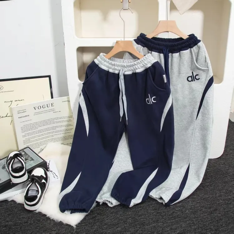 (350克高克重)运动系列男秋款裤子宽松拼插休闲时尚中大童洋气潮