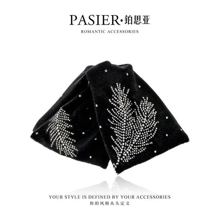 赫本王妃麦穗 减龄显发量轻奢时尚百搭抓夹 FB2489