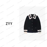 ZYY【外伦敦手记】2025/S新品翻领金扣皮毛一体外套女X25DDWT04105
