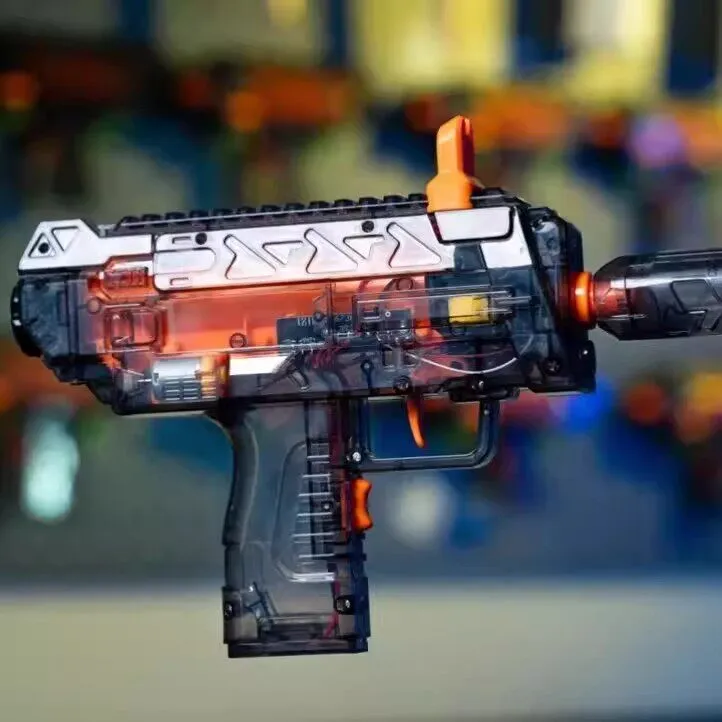 摔PAO玩具抢新年玩炮连发仿真手枪三角洲MP7冲锋枪同款童玩具