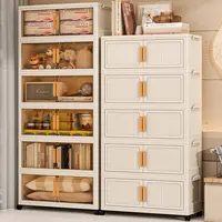 【双十一特价】60面宽可移动多功能免安装折叠儿童衣柜A10