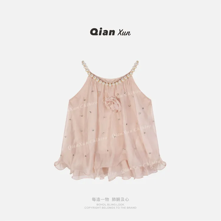 【千寻严选】夏季时尚气质百搭洋气减龄小众潮流宽松上衣C5SY4006A