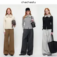 CHACHASTU美的很轻松 温暖毛绒领加厚磨毛高弹遮肉上衣ZRS1990