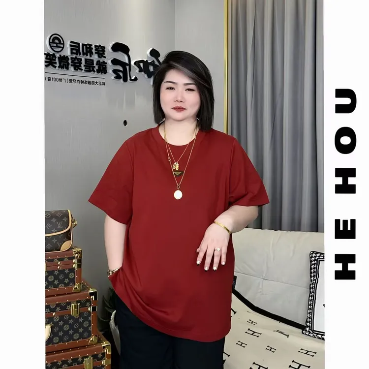 504528 和后面料自带香水香味休闲夏季宽松潮流设计师T恤