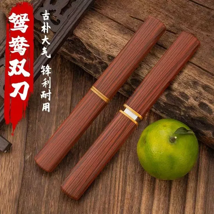 家用水果刀龙凤双刀鸳鸯刀水果刀不锈钢多用刀切水果锋利烧烤刀