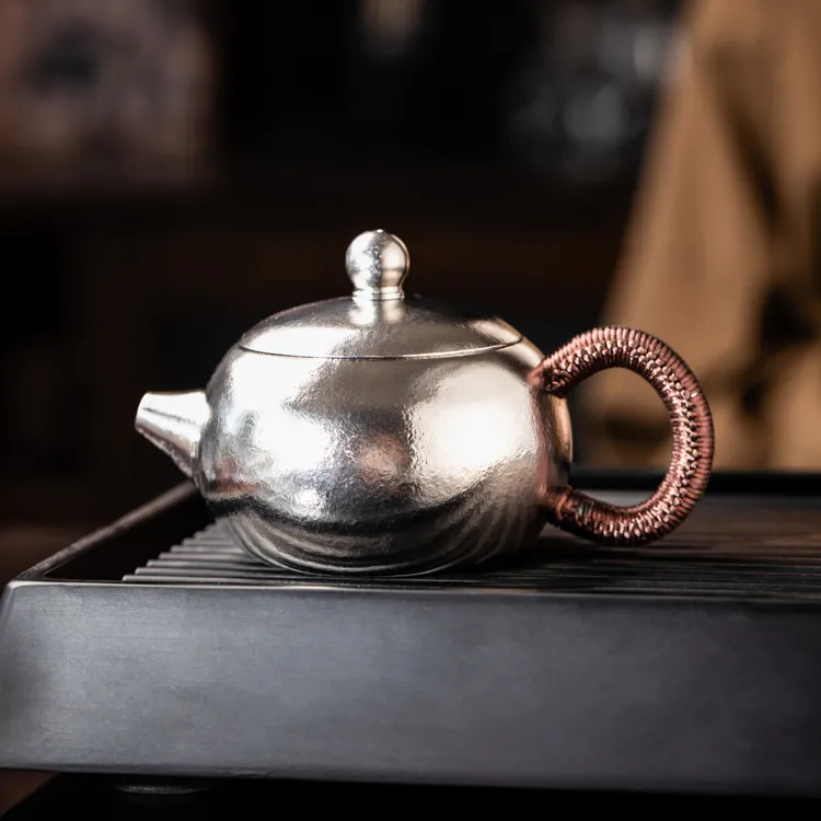 高端纯钛西施壶加厚泡茶器户外露营便携旅行茶具套装单人茶具新款