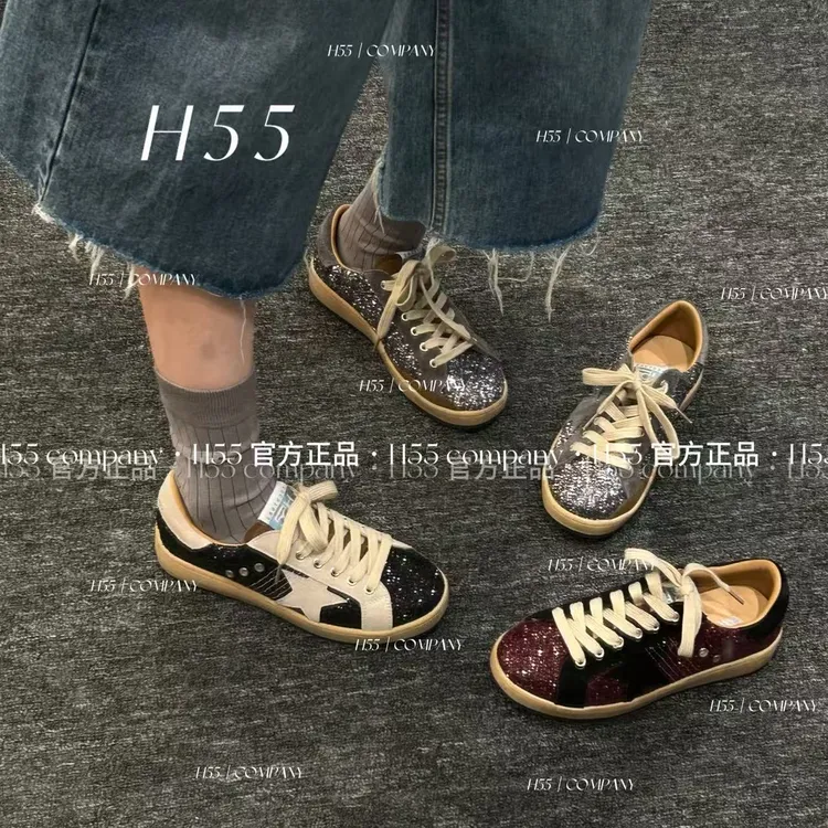 H55-星野-秋季限定格利特爆闪擦色星星鞋3cm19-2811-RD