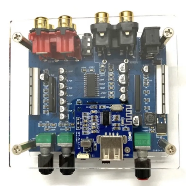 U盘蓝牙音频处理器，带摇控器，增强音质