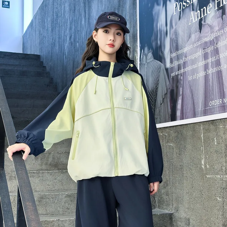 女童春秋外套2025新款秋装洋气时髦儿童9大童冲锋12衣初中生15岁