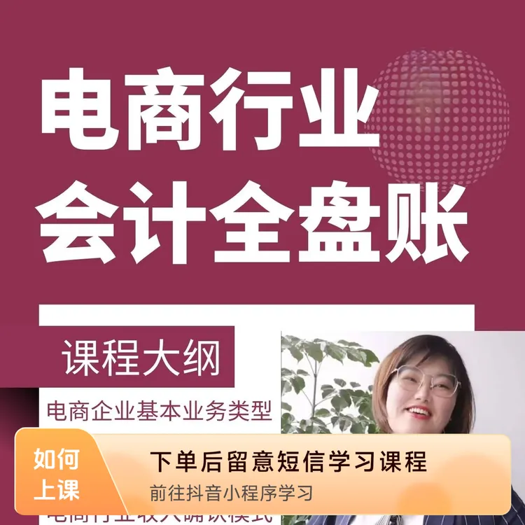 从零开始学电商行业会计全盘账