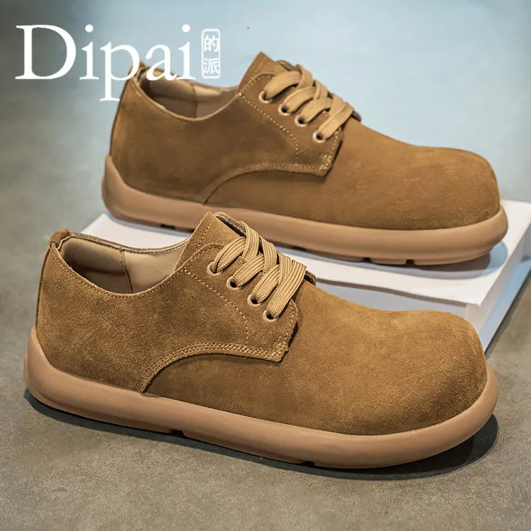 男鞋2025年春季新款勃肯鞋复古潮流软底休闲鞋低帮系带爆款大头鞋